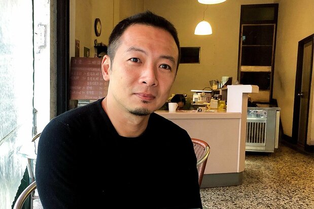 宮城県丸森町にボランティアとして駆けつけた陳一銘さん(筆者撮影)