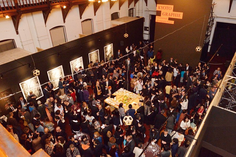 The opening party held in the Museum of Kyoto on April 18.