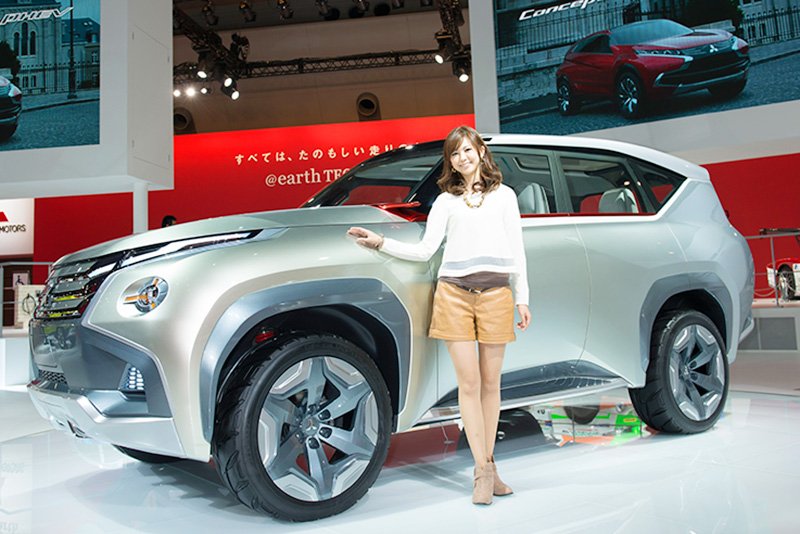 « GC-PHEV Concept », le prototype de SUV « écologique » de Mitsubishi, est doté d’un moteur hybride.