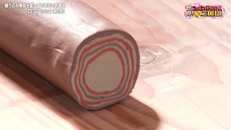 Узор на срезе заготовки