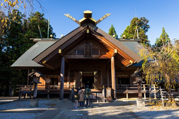 開拓者の心のよりどころとするため、1876年に創建した「開成山大神宮」。伊勢神宮の分霊を祭るため「東北のお伊勢さま」とも呼ばれる