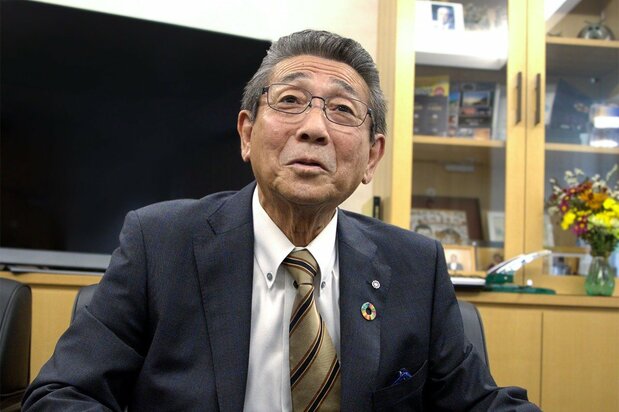 Kamoenai Mayor Takahashi Masayuki. (© Matsumoto Sōichi)