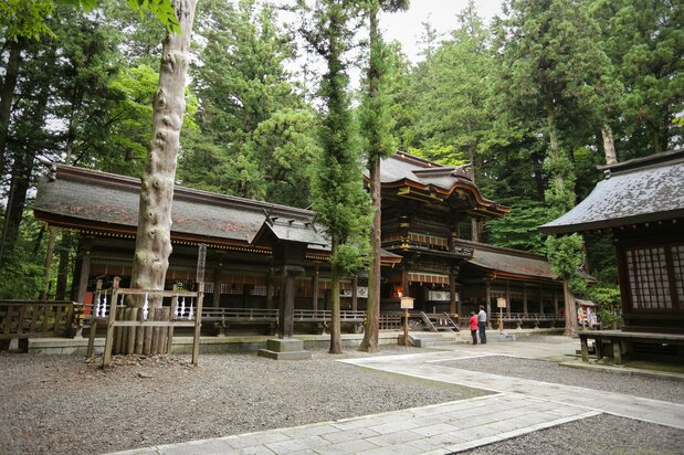 Le pavillon cérémoniel (heihaiden) à Harumiya.