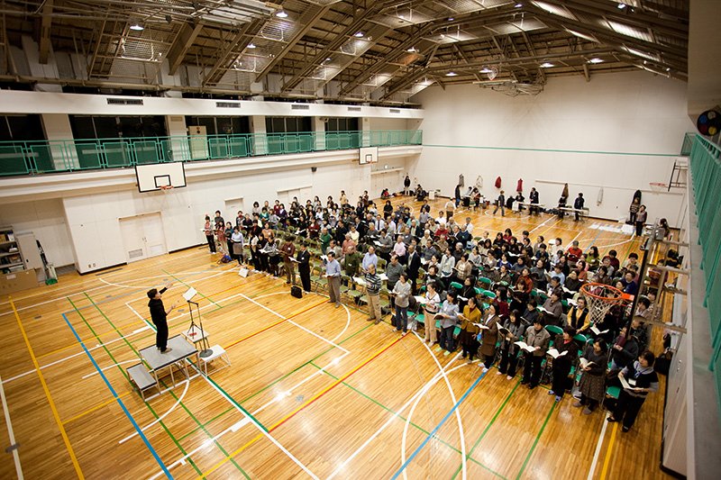 Ce jour-là, 200 personnes participaient à la répétition.