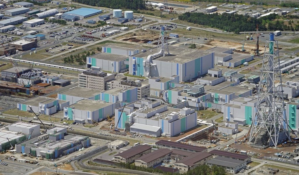 La planta de reprocesado de combustible nuclear de Rokkasho, en la prefectura de Aomori. (© Kyōdō)