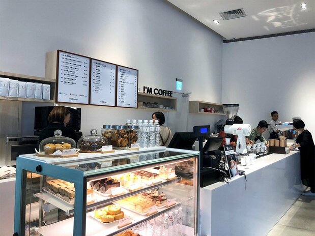 台南市美術館2号館のカフェ（筆者撮影）