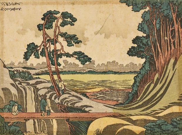 Estampe de style occidental intitulée « Yotsuya Jûnisô » du nom du site qu’il représente. (Avec l’aimable autorisation du Musée national de Tokyo / Colbase)