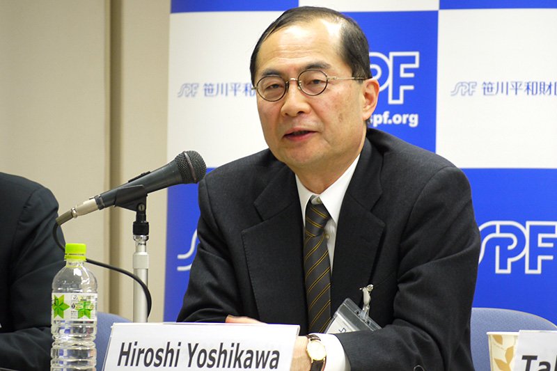 東京大学大学院の吉川洋教授（笹川平和財団提供）