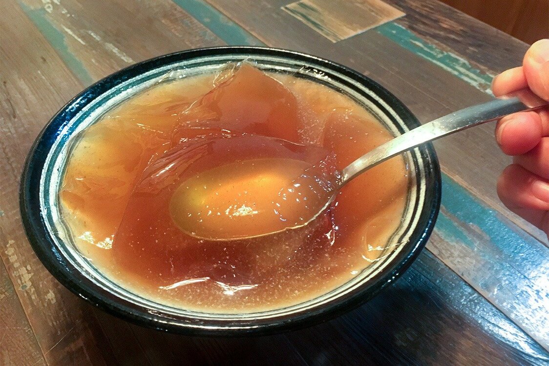 臺灣夏季聖品愛玉（何麗子提供）
