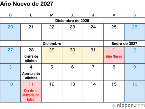 Año Nuevo de 2027