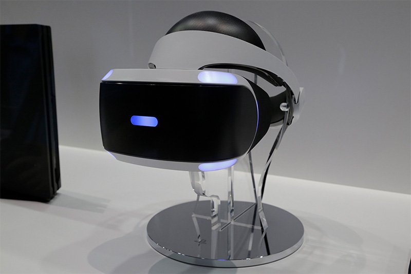 El PlayStation VR expuesto en el Tokyo Game Show celebrado en septiembre. (Fotografía de Nagasaka Yoshiaki)