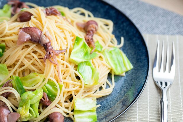 荧光鱿不但能做成日式料理，用在意大利面等西餐也是绝配（图片：PIXTA）
