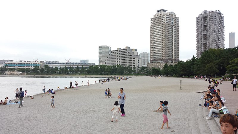 お台場海浜公園（Tokyo 2020提供）