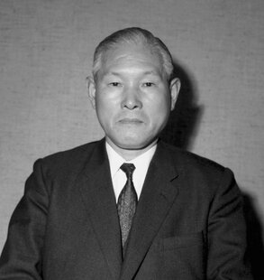 造船疑獄事件当時、東京地検検事正だった馬場義続氏。東京地検特捜部の創設に尽力した。写真は検事総長就任時に撮影＝1964年1月7日（共同）
