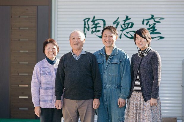 The Sue family, left to right: Chieko, Tomiji, Masanori, and Kaori.