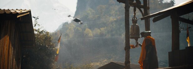 ニューアジアのビジュアルは、エドワーズによる「SF的風景」の再解釈だ © 2023 20th Century Studios