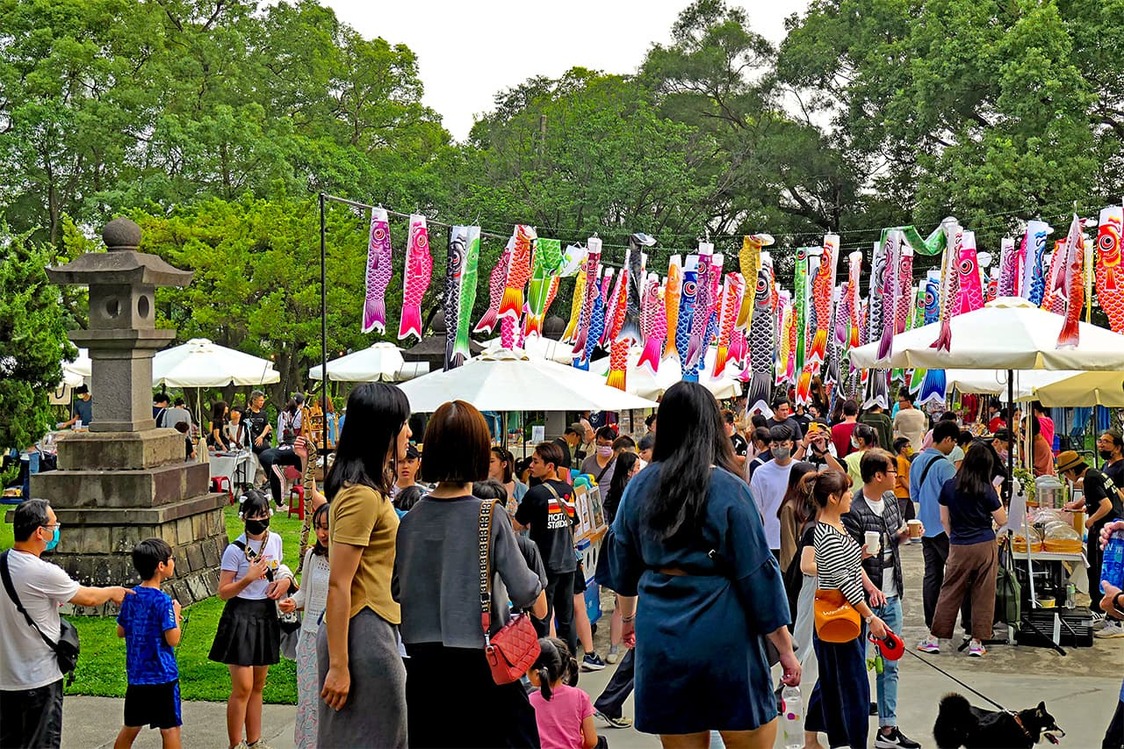 桃園神社境內開始在每週末舉辦活動