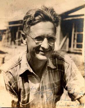 Floyd Schmoe. (Courtesy Maekawa Hiroshi/Shumō ni Manabu Kai)