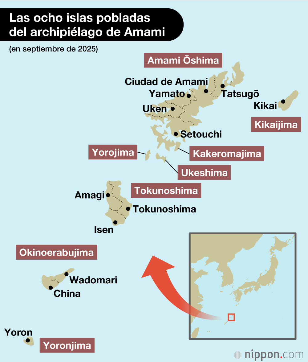 La identidad de Amami, en comunión con la naturaleza, en imágenes
