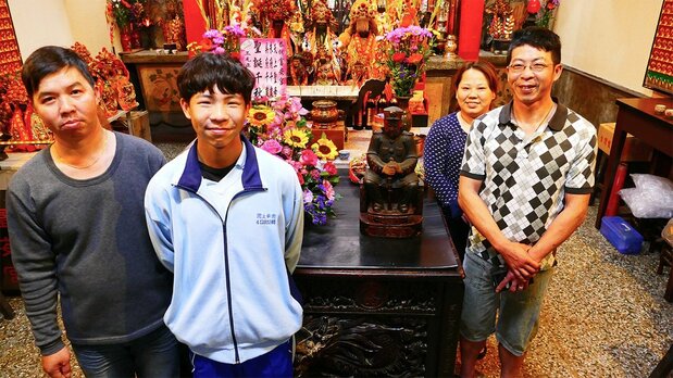 台湾の地に根付いた義愛公。その存在はさまざまなことを問い掛けているように思える（嘉邑小副瀬富安宮）