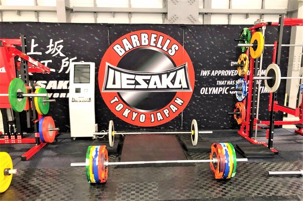 とある展示会でのブースの様子。現在はバーベルを中心に様々なトレーニング機器を製造・販売している ウエサカ提供