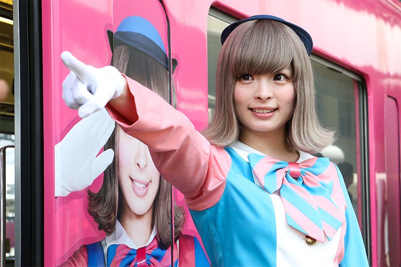 El tren Seibu KPP, un ferrocarril inspirado en Kyari Pamyu Pamyu