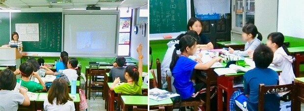 家長親自在自己小孩所在的學年班上授課,教務、行政、營運全都由志工負責(提供:臺北日本語授業校)