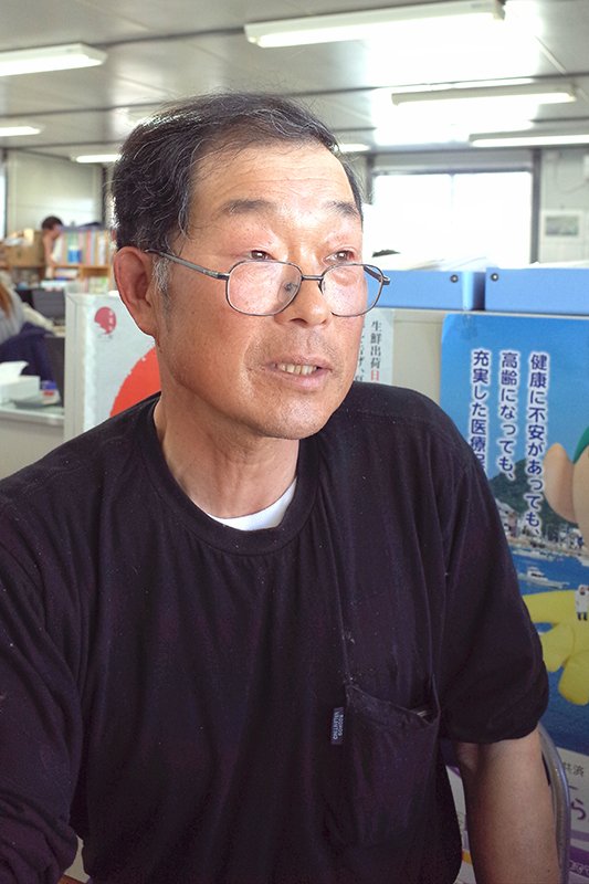 ホタテ養殖業を営む伊藤和幸さんは、漁獲高を回復させた。「懸命に努力して、壊滅からようやくここまで来ました」と安堵（あんど）の表情を浮かべた。