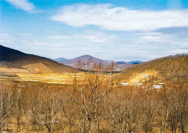 円借款により建設が決まった竜頭橋ダムの予定地 1995年4月 撮影:中山輝也氏