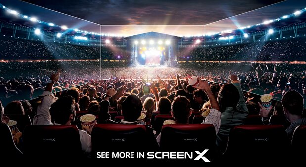 “109 CINEMAS PREMIUM新宿”配备有三面环绕银幕,为观众带来身临其境的享受(图片:东急)