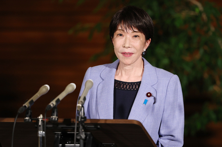 日本首相高市早苗。26日攝於首相官邸