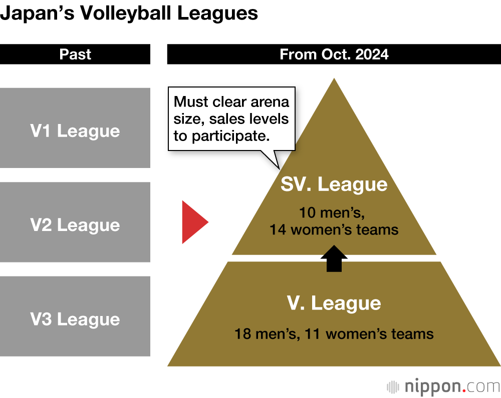 Japan’s Volleyball Leagues