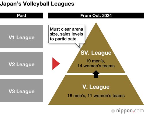 Japan’s Volleyball Leagues