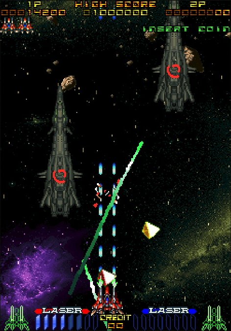 『レイフォース』（1994年）　© TAITO CORPORATION