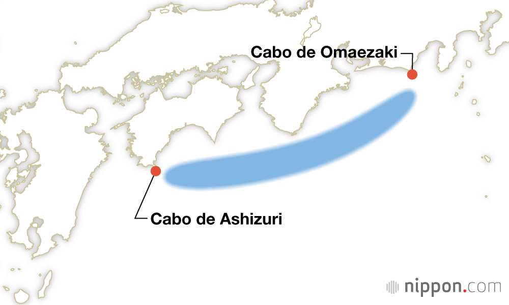 El gran terremoto de la fosa de Nankai, un fenómeno con un ciclo de 100-150 años