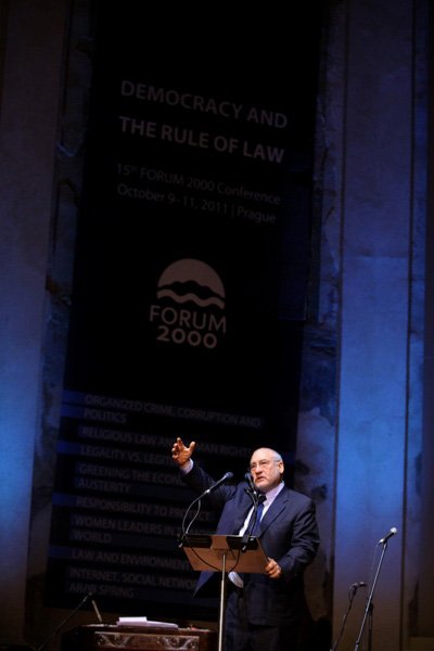 American economist Joseph Stiglitz at the Forum 2000 Conference. (Photo: Forum 2000 Foundation)