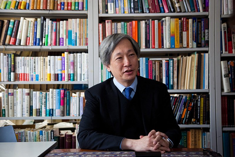 Forum 2000 participant Fujiwara Kiichi. (Photo: Katō Takemi)