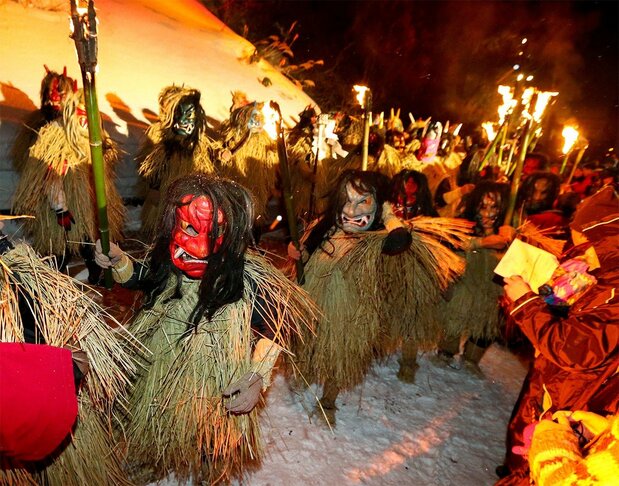 Le Namahage d’Oga (© Jiji)
