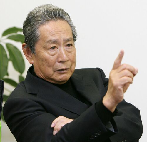 Quantum Leaps公司董事长、索尼公司前董事长出井伸之（2007年12月20日，东京丸之内，时事社）