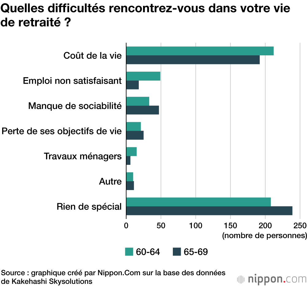 Quelles difficultés rencontrez-vous dans votre vie de retraité ?