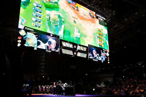 Pokémon Unite, incluido en el programa de los Juegos Asiáticos; Yokohama, marzo de 2026. (Imagen del autor)
