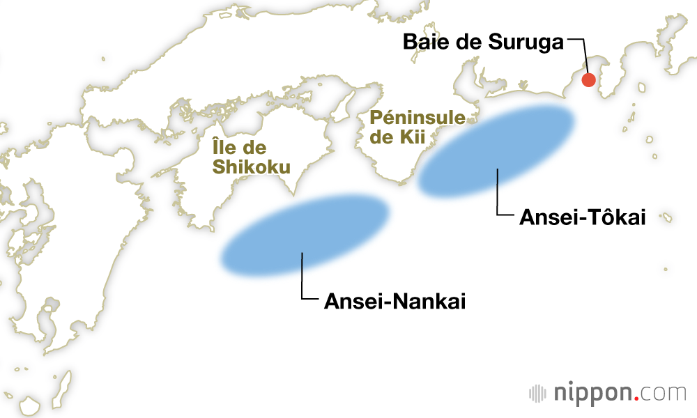 Les risques de la fosse de Nankai : des méga séismes tous les 100 à 150 ans