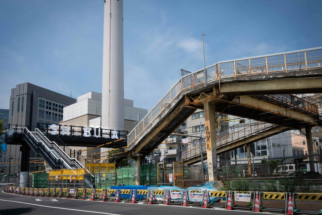 2026年7月4日、渋谷駅と恵比寿駅の間にかかる橋の建て替え