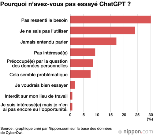 Pourquoi n’avez-vous pas essayé ChatGPT ?