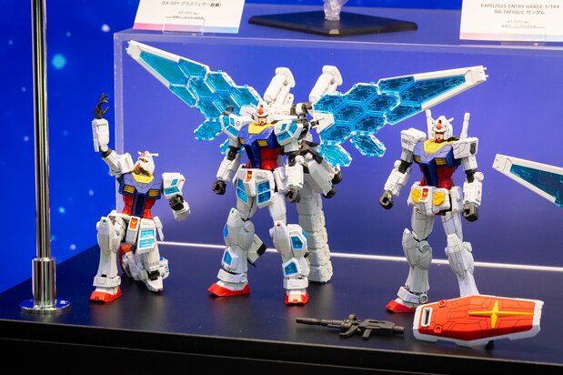 EXPO2025 1/144 RX-78F00/E Gundam (EX001 Glass Feather Equipment) Chemical Recycling Ver. (©SOTSU•SUNRISE)