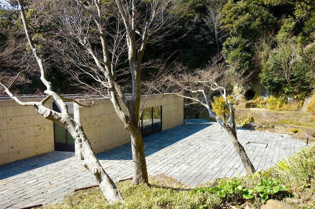 鎌倉歴史文化交流館を裏庭から望む(筆者撮影)