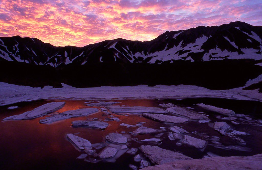 Le lac Mikurigaike, juillet
