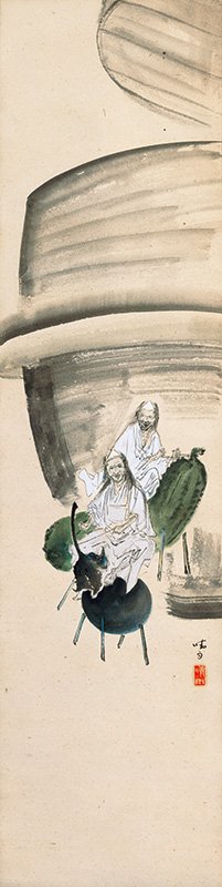 Urabon’e no mōja (Obon Ghosts). Obon is traditionally held around the fifteenth day of the seventh month in the former lunar calendar (equivalent to August 17, 2016). Spirits are believed to travel from and back to the realm of the dead on spirit animals represented by eggplants and cucumbers. It was once thought that even demons stopped punishing criminals during New Year and Obon.
