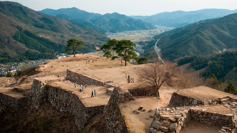 Les ruines du château de Takeda