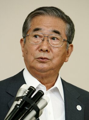 石原慎太郎さん＝2009年7月撮影（時事）